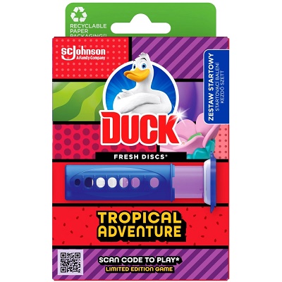 Wc Duck Fresh discs Floral Fantasy 36ml | Čistící, dezinf.prostř., dezodoranty - Přípravky na WC - Závěsy na WC a pissoárové kostky Wc Duck Fresh discs Floral Fantasy 36ml | Čistící, dezinf.prostř., dezodoranty - Přípravky na WC - Závěsy na WC a pissoárové kostky
